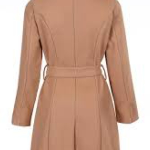 Women's Winter Coat with Belt - Picture 4 of 7